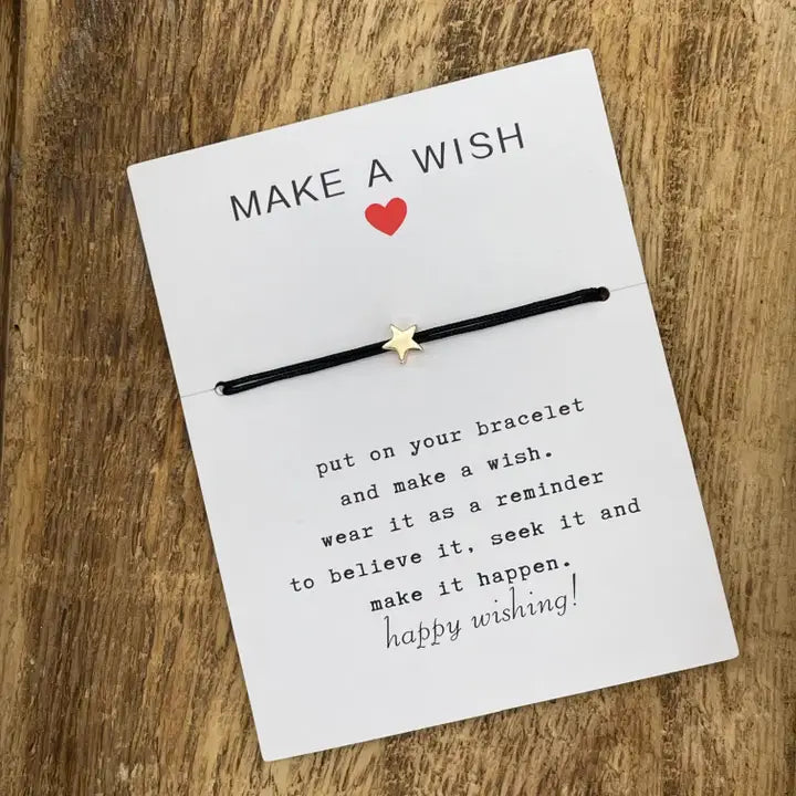 Parsley & pepper - Braccialetto Make a Wish (diversi colori)