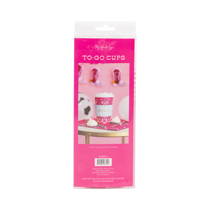 My Mind’s Eye - Cowgirl pink bandana to-go cups