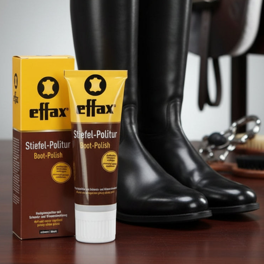 Effax - Boot-Polish schoenpoets rijlaarzen zwart 75ml