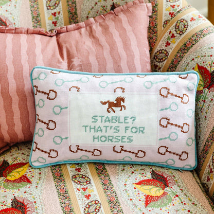 Furbish Studio - Besticktes Kissen Stable