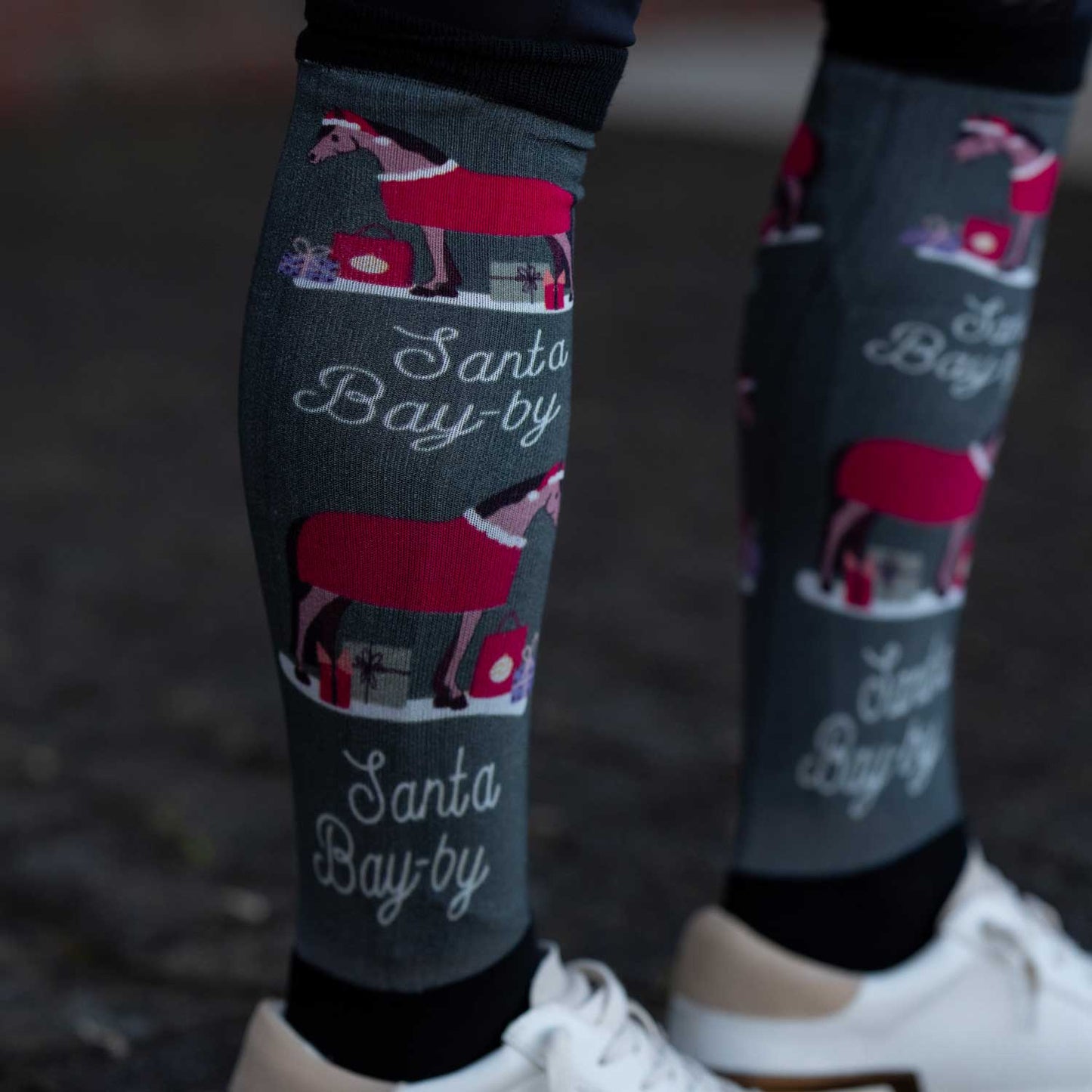 Dapplebay - Santa Bay-by Slick Boot dunne Sokken Kerst