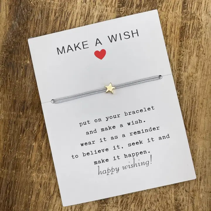 Parsley & pepper - Braccialetto Make a Wish (diversi colori)