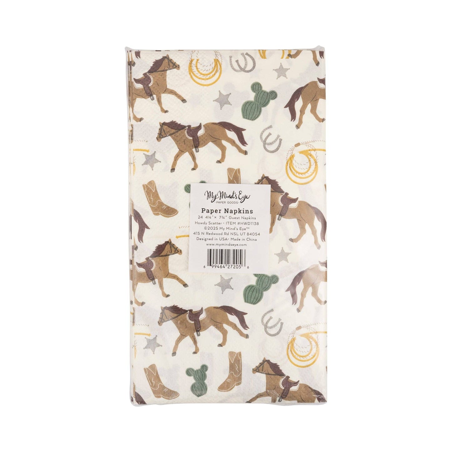 My Mind’s Eye - Howdy paarden papieren servetten