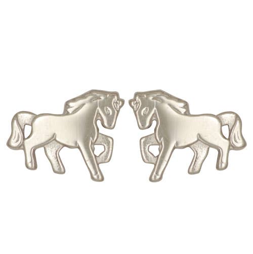 Janusch - Oorknopjes paard 925 zilver