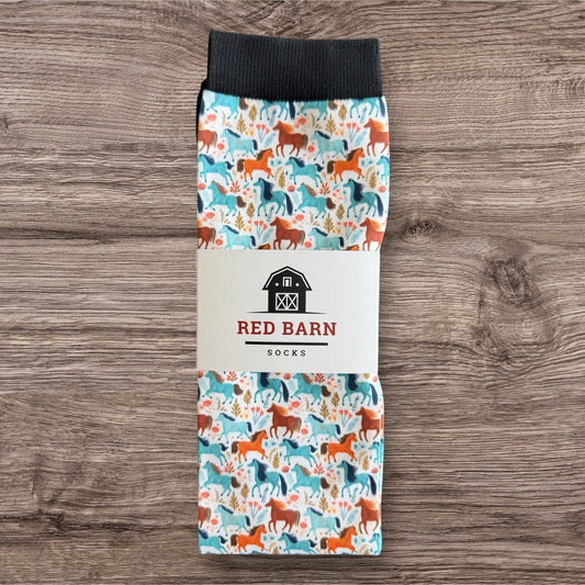 Red Barn - Laarzen sokken Fall In Strides rijsokken PETITE!
