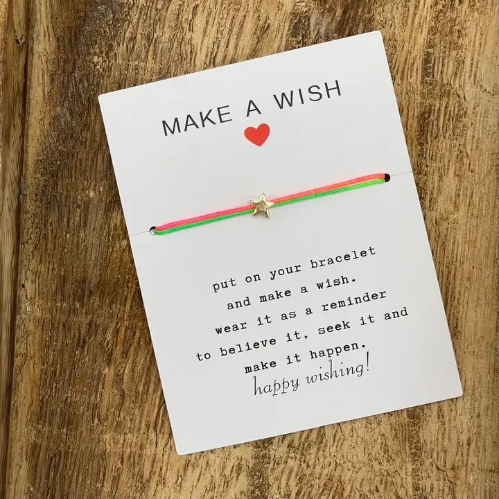 Parsley & pepper - Braccialetto Make a Wish (diversi colori)