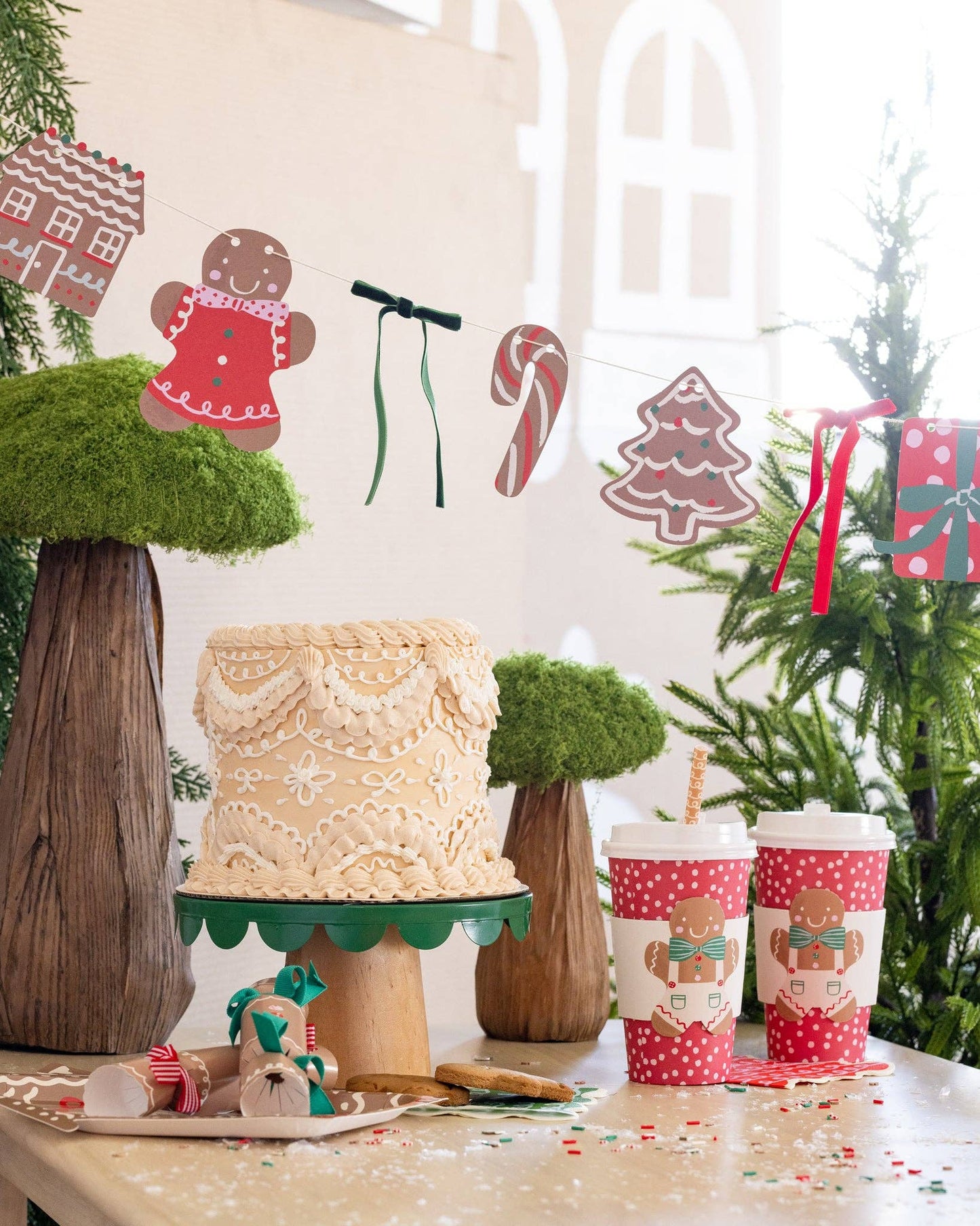 My Mind’s Eye - Peperkoek Banner Kerst vlaggenlijn