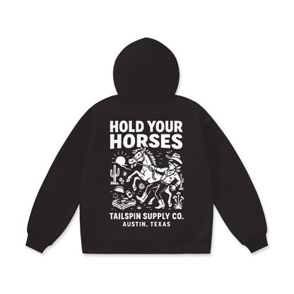 Tailspin - Hold your horses oversized Hoodie trui