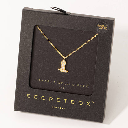 Fame - Secretbox Western Cowboylaars ketting goud/zilver