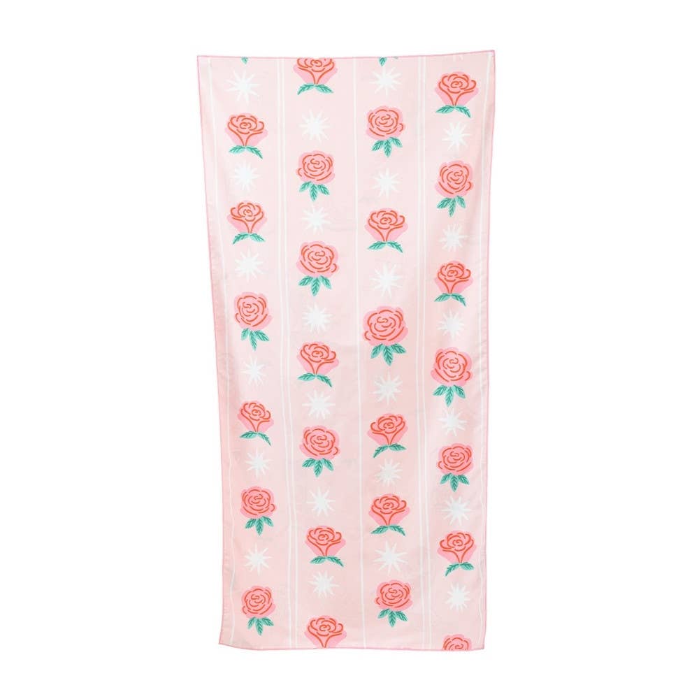 Katydid - Travel Size Towel with Boots and Flowers