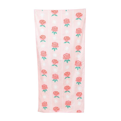 Katydid - Serviette format voyage avec bottes et fleurs
