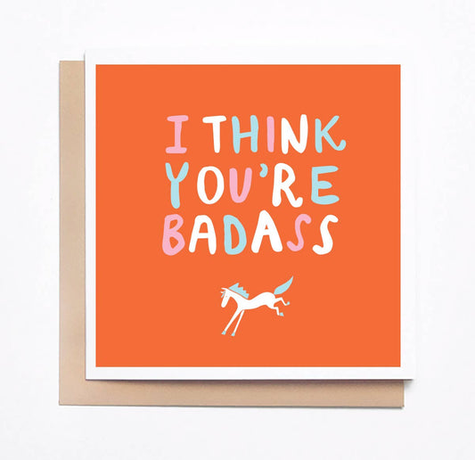 MARE - Wenskaart "You're badass"