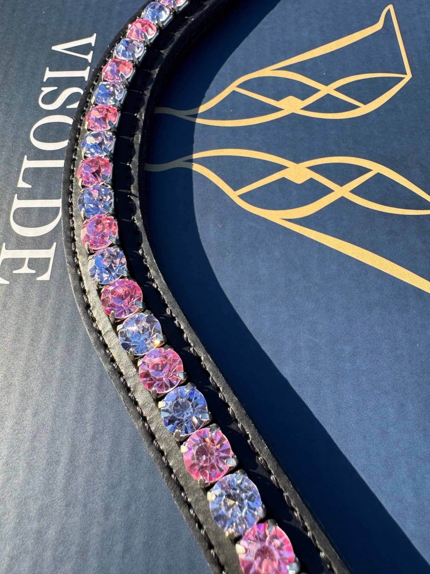 Vísolde - Frontriem Roze en Lila mix