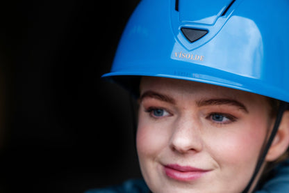 Vísolde - Horse riding helmet shell Blue