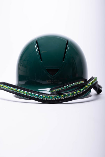 Vísolde - Shell riding helmet Dark green