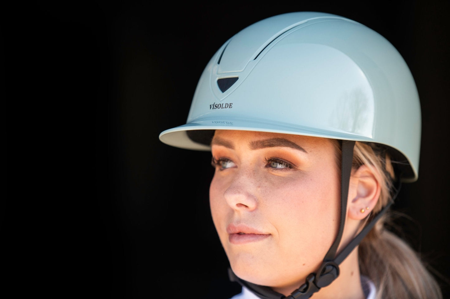 Vísolde - Schaal paardrijhelm Mintgroen