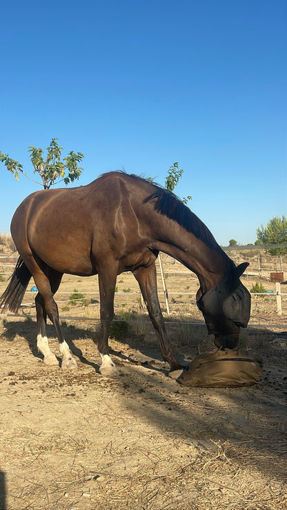Equiviento - HayNest M (beige) hooizak slowfeeder