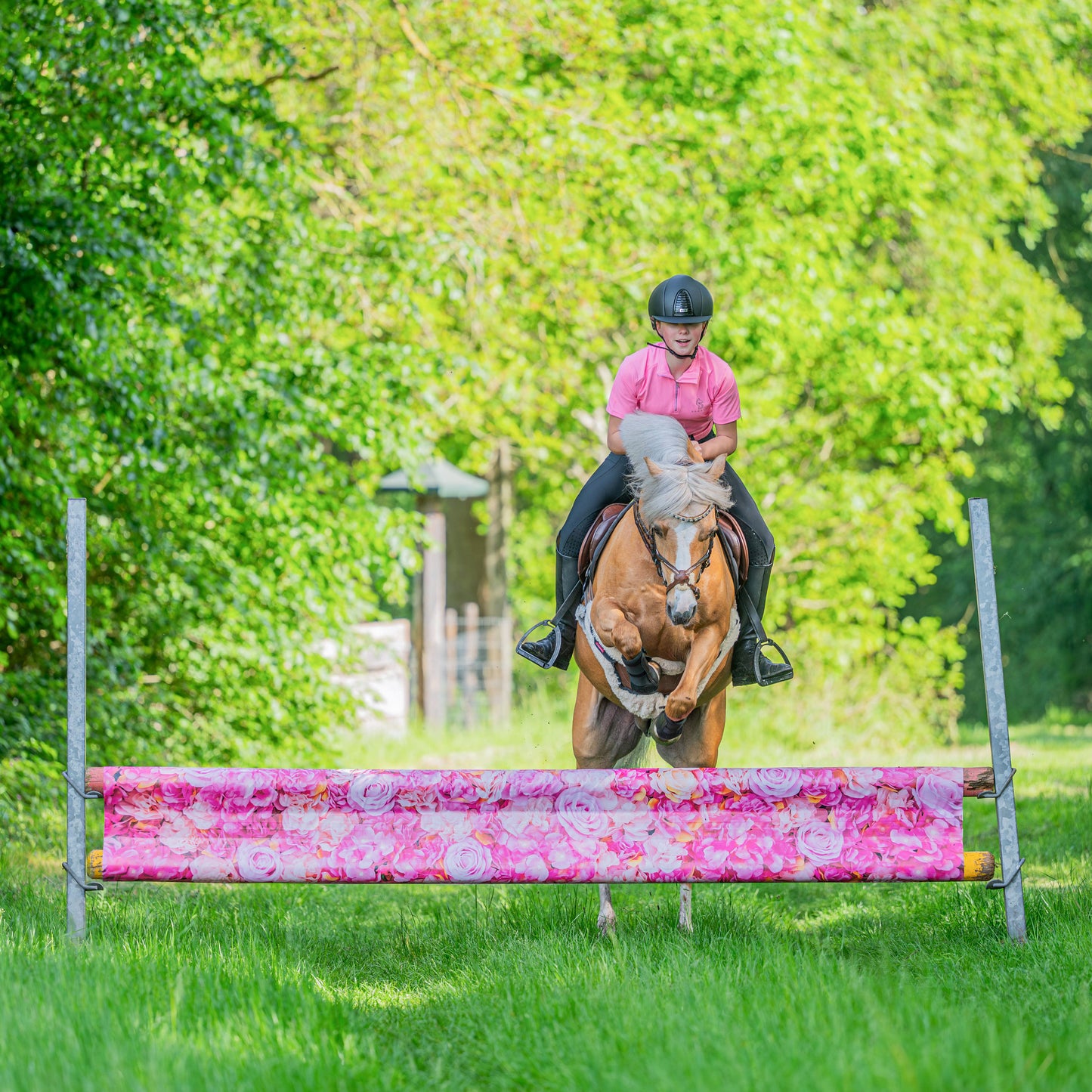 Jumpbanners - Hinderniszeil Bixie Pink Roses