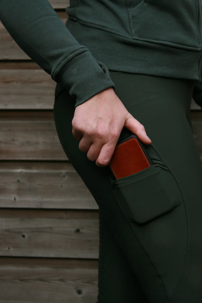 LETZTE STÜCKE - Donqui - Reithose Damen dunkelgrün