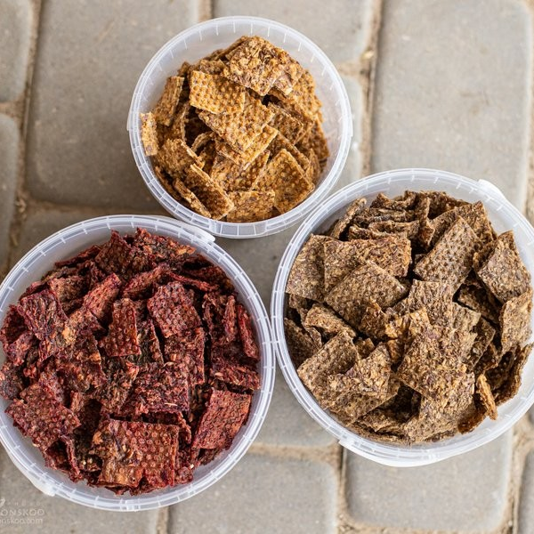 Konska Cukierenka - Natuurlijke fruitige paardenkoekjes 1L zak
