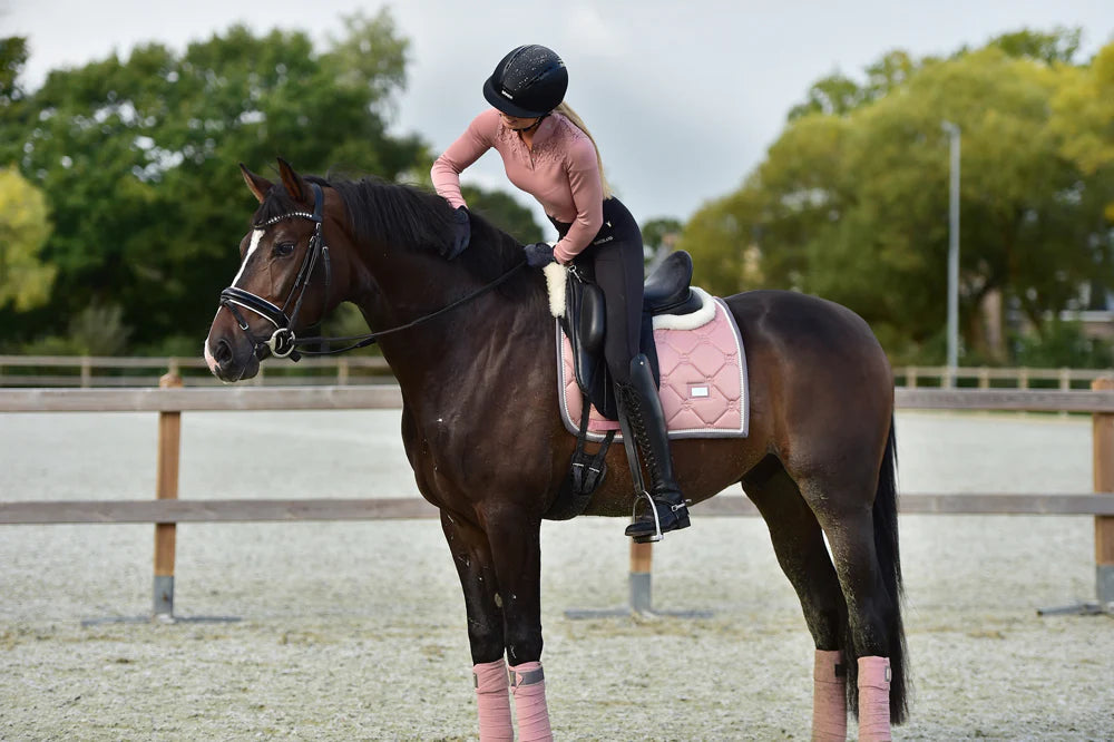 Equestrian Stockholm - Core Collection - Tapis de dressage Pink Pearl