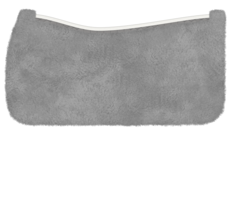 Mattes westernpad met 1 pocket