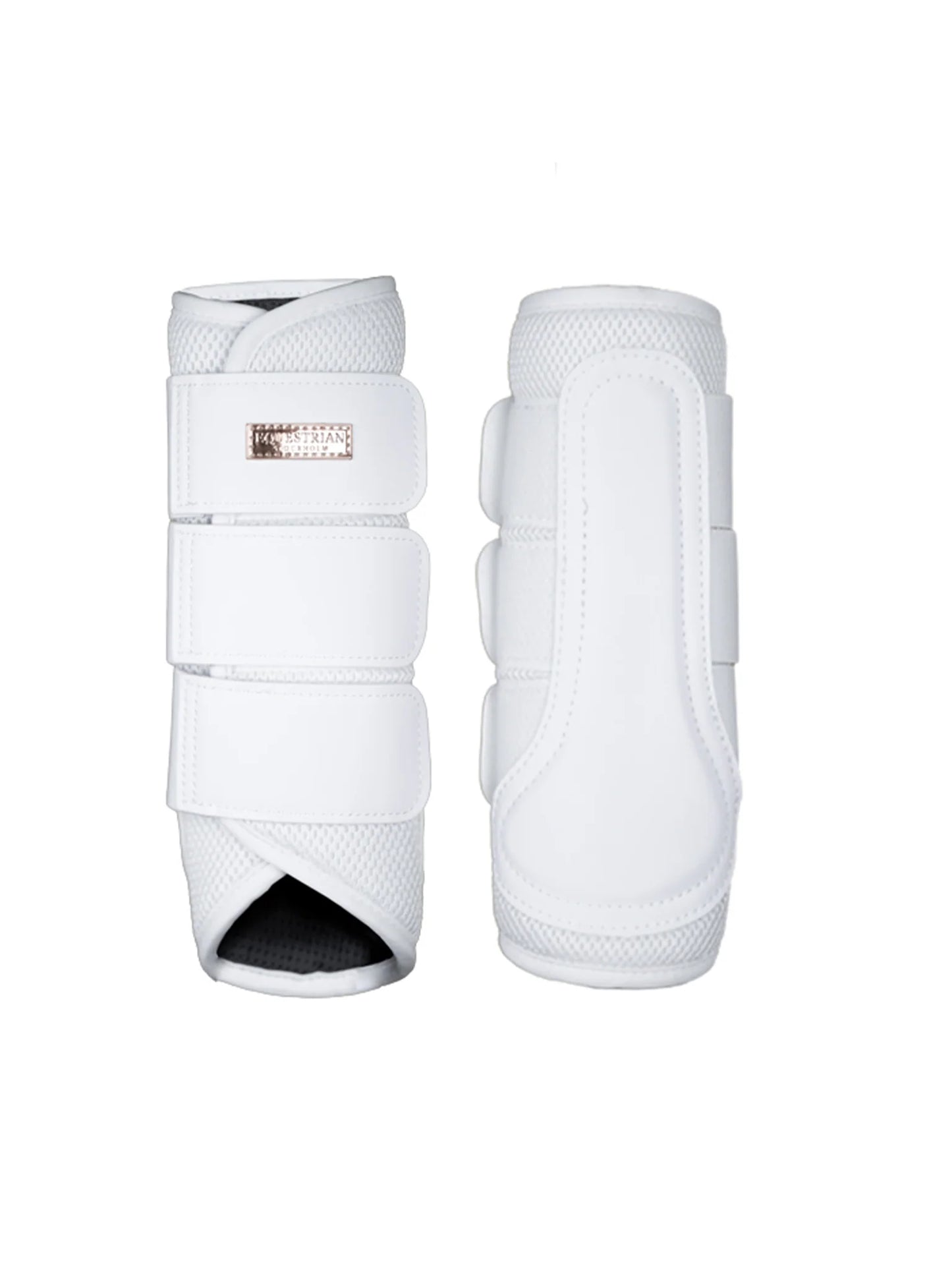 Equestrian Stockholm - Core Collection - Paratendini White Gold Mesh Brushing Boots beenbeschermers