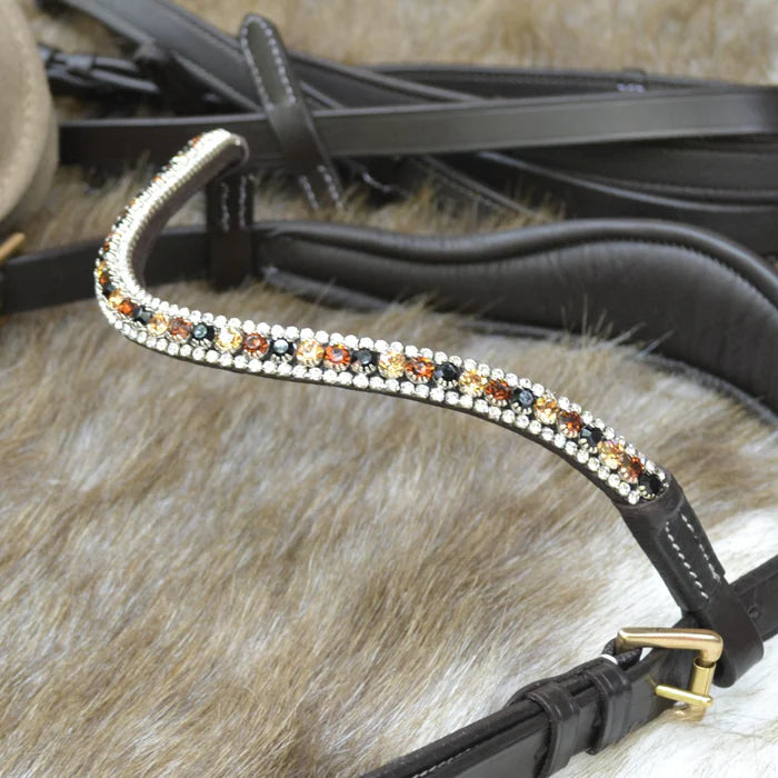 Lumiere/ Lumi Pony - Amber Crystal browband (also in brown!)