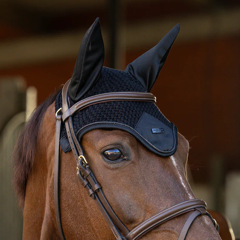 Equestrian Stockholm - Colección Core - Bonete para Orejas Negro Moderno oornetje