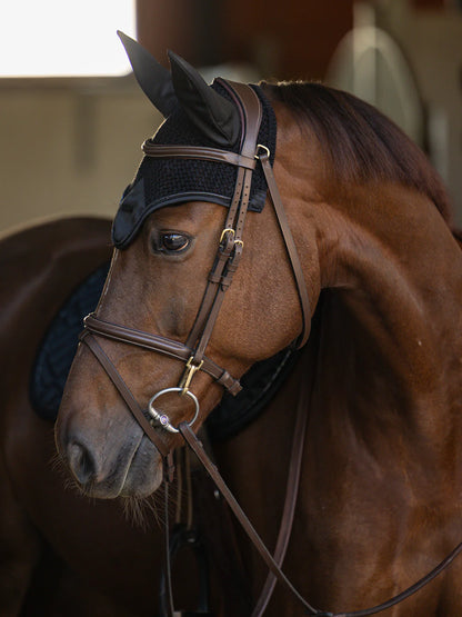 Equestrian Stockholm - Core Collection - Black Ear Bonnet Modern oornetje