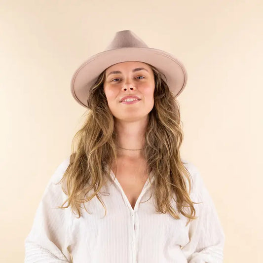 Moonrise - fedora hoed Luna beige