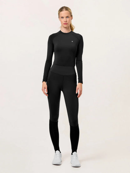 Equestrian Stockholm - Core Collection - Black Edition Riding Tights Movement rijlegging (full-seat)