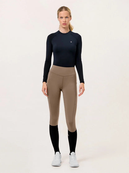Equestrian Stockholm - Core Collection - Champagne Riding Tights Movement rijlegging (full-seat)