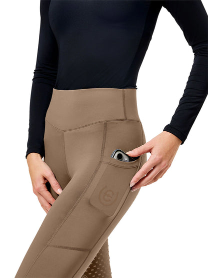 Equestrian Stockholm - Core Collection - Champagne Riding Tights Movement rijlegging (full-seat)