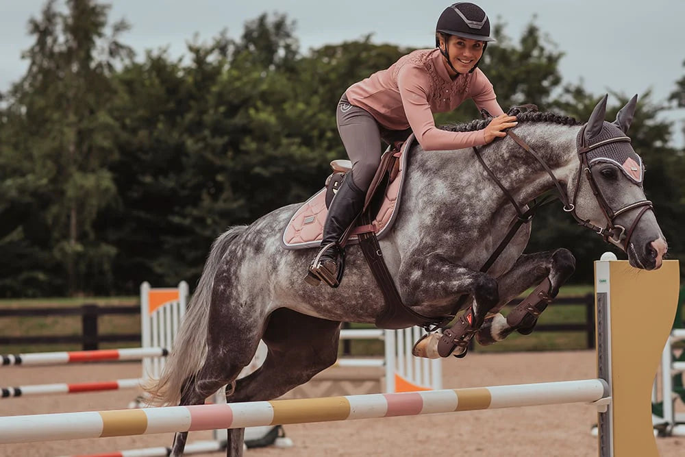 Equestrian Stockholm - Core Collection - Sottosella da salto Pink Pearl
