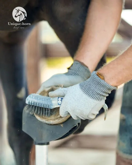 Unique-horn | Titan Hoofpick (sterke hoevenkrabber met staalborstel)