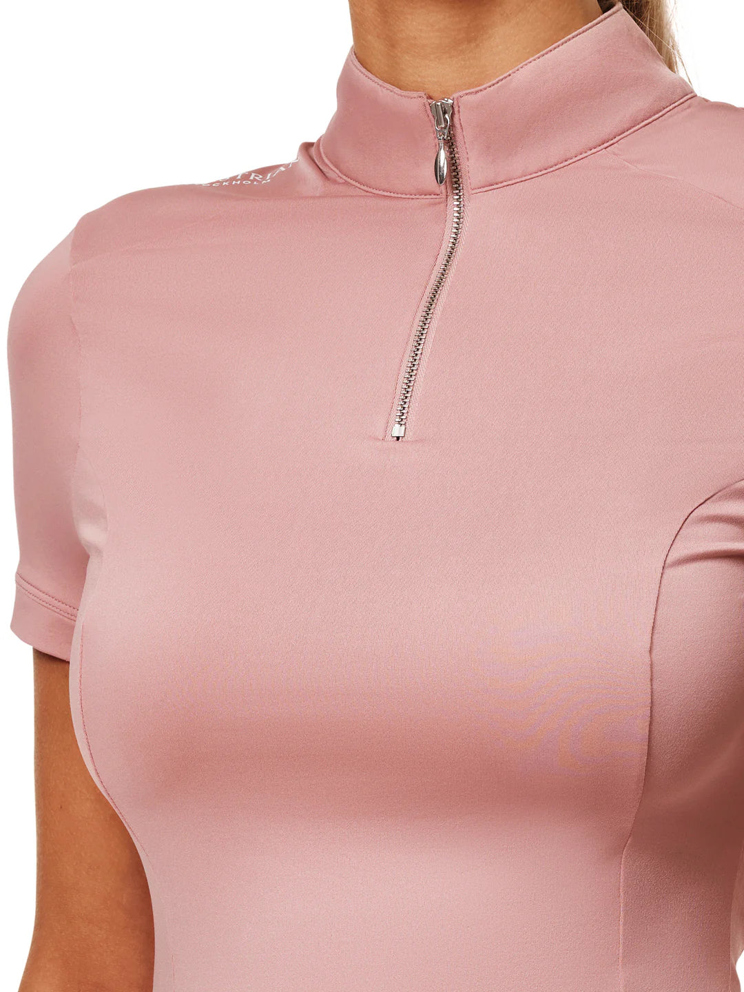 Equestrian Stockholm - Collection Core - Haut à manches courtes rose avec protection UV rijtop