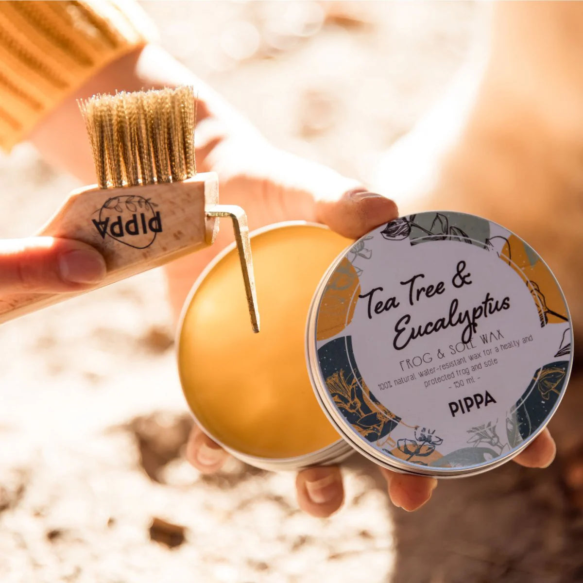 PIPPA - Tea Tree & Eucalyptus Straal en Zool Wax