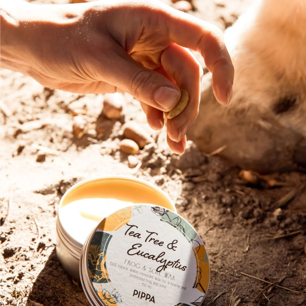 PIPPA - Tea Tree & Eucalyptus Straal en Zool Wax