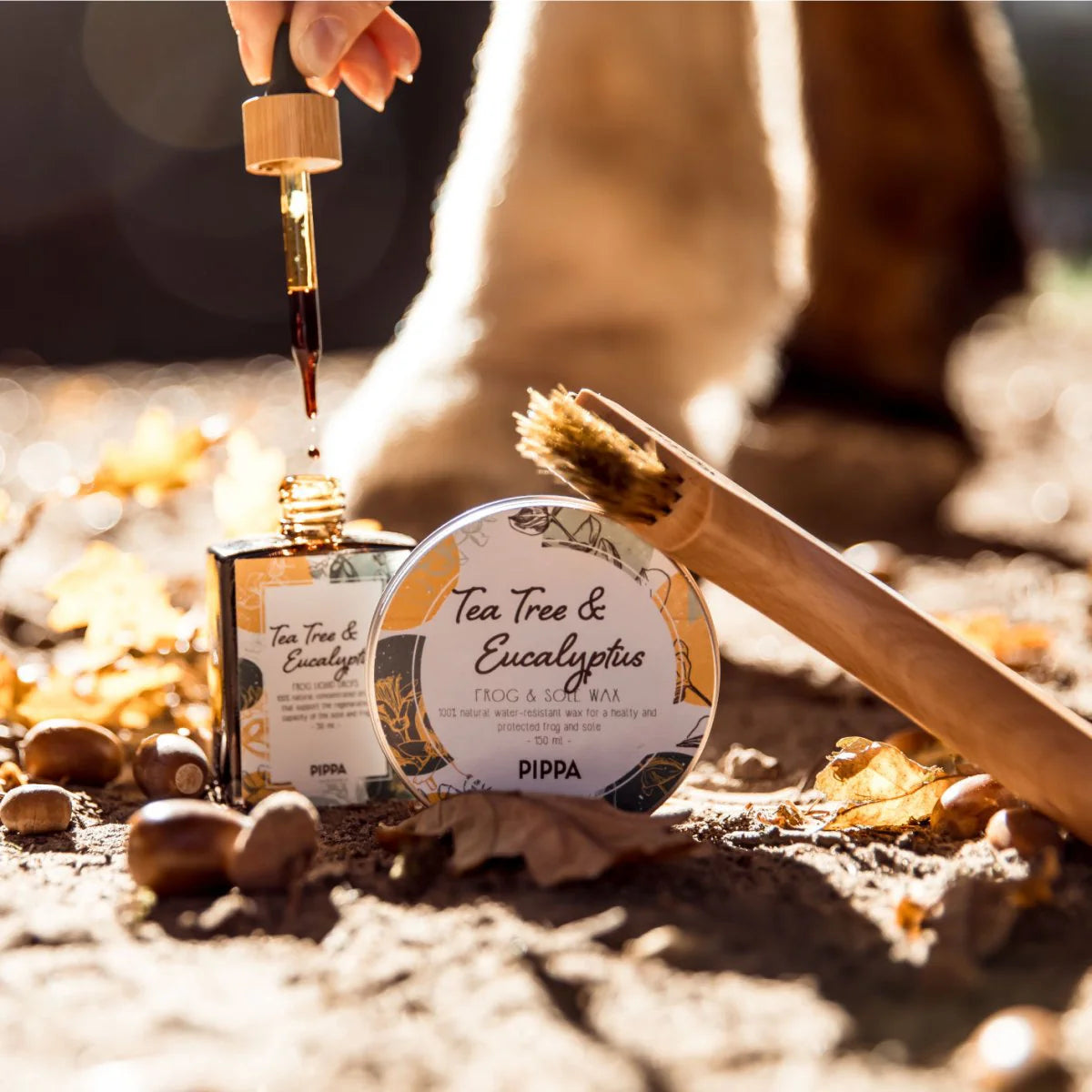 PIPPA - Tea Tree & Eucalyptus Straal en Zool Wax