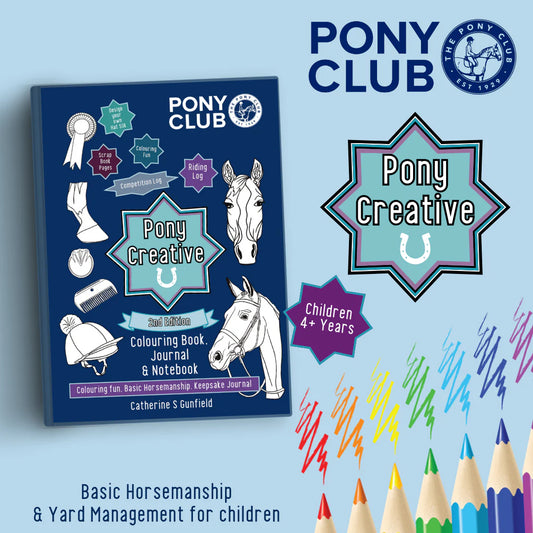 Pony Creative Malbuch - 4+ Jahre - Englisch