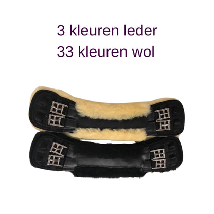 Isländer/Pony Dressuursingel Luxus Leder Slim Line