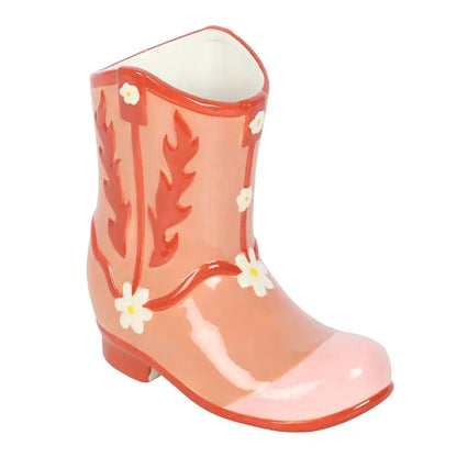 Something different - Vaso stivale da cowboy blush