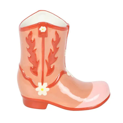 Something different - Vaso stivale da cowboy blush