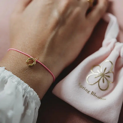 Spring Blossom - Buntes Armband mit Hufeisen