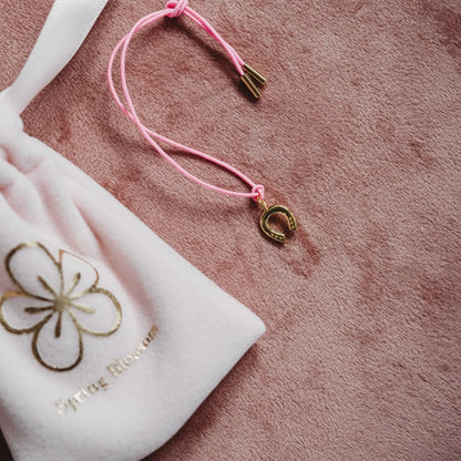 Spring Blossom - Buntes Armband mit Hufeisen