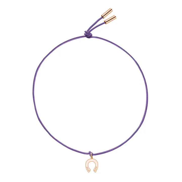 Spring blossom - Gekleurd armbandje met hoefijzer