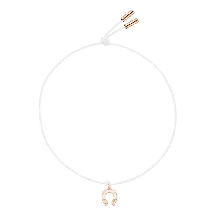 Spring blossom - Gekleurd armbandje met hoefijzer