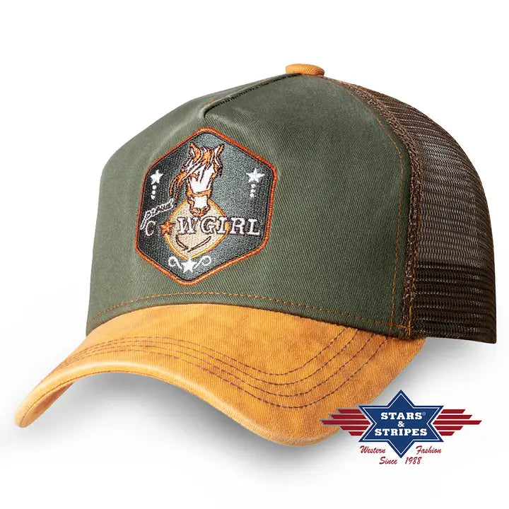 Stars&amp;Stripes - Trucker Cap Stolze Cowgirl Cap