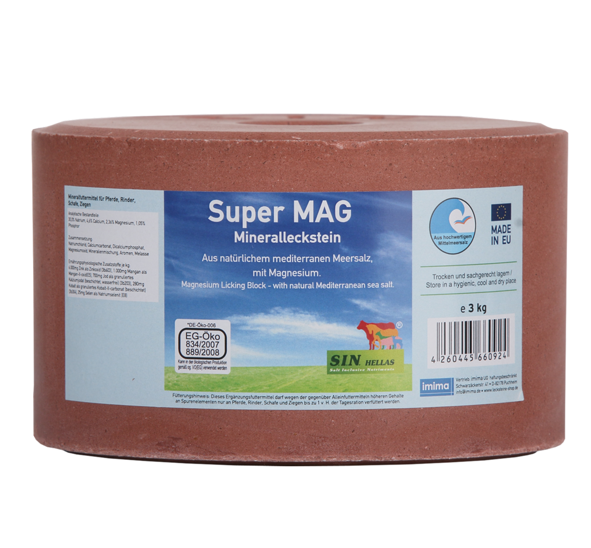 Imima - Mineralleckstein 3KG (verschiedene Varianten)